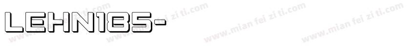 LEHN185字体转换