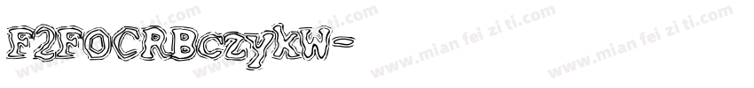 F2FOCRBczykW字体转换