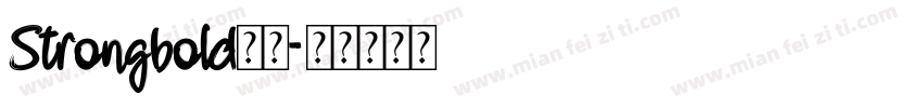 Strongbold字体字体转换