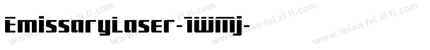 EmissaryLaser-1WMj字体转换