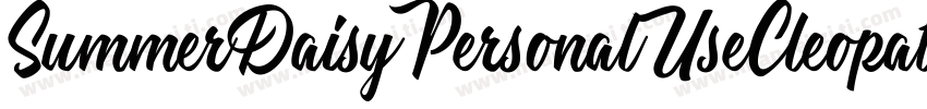 SummerDaisyPersonalUseCleopatra字体转换
