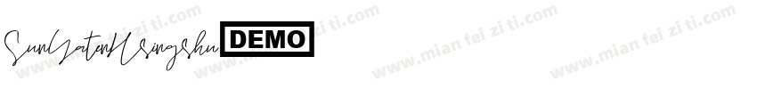 SunYatenHsingshu字体转换