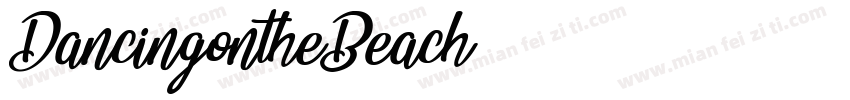 DancingontheBeach字体转换