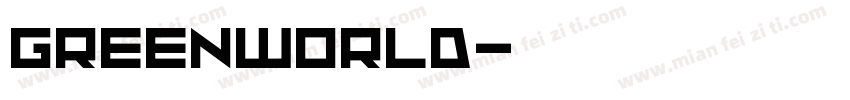 Greenworld字体转换