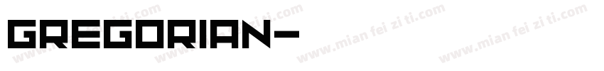 Gregorian字体转换