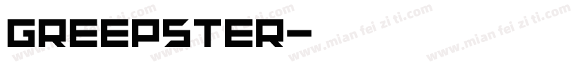 greepster字体转换