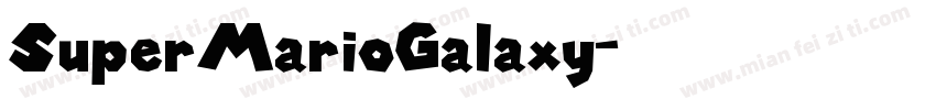SuperMarioGalaxy字体转换