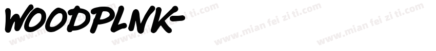 WOODPLNK字体转换