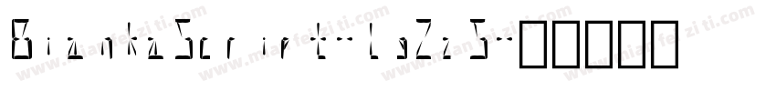 BiankaScript-lgZz5字体转换