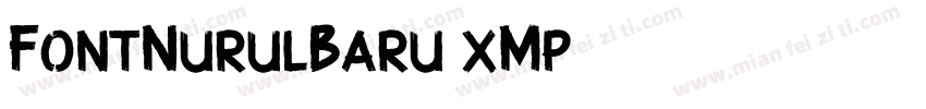 FontNurulBaru-xMp8字体转换