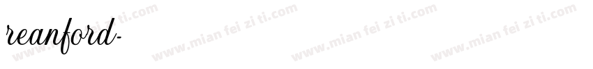reanford字体转换