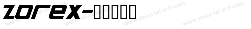Zorex字体转换