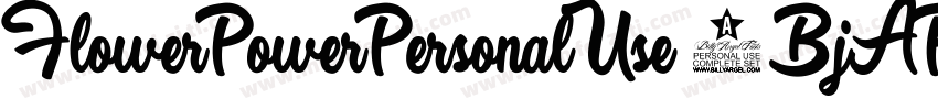FlowerPowerPersonalUse-7BjAP字体转换