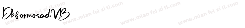 Dkformosa-8dVB字体转换