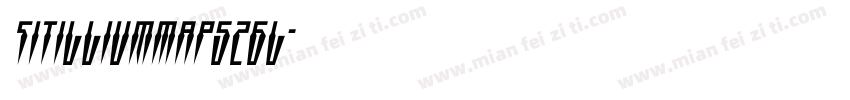 TitilliumMaps26l字体转换