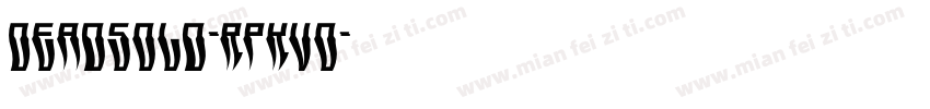 DeadSold-RpKVo字体转换