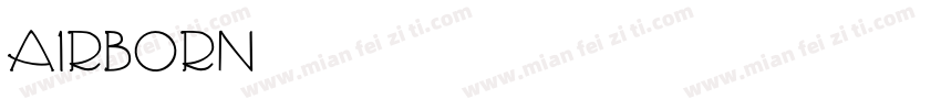AIRBORN字体转换