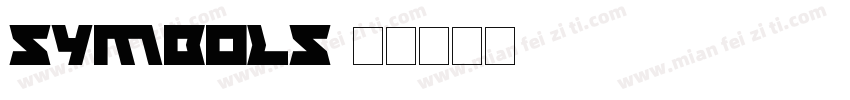 symbols字体转换