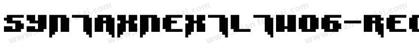 SyntaxNextLTW06-Regu字体转换