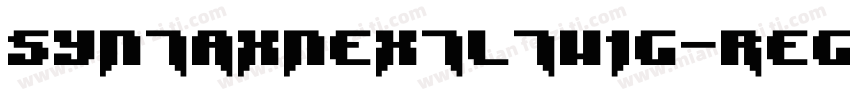 SyntaxNextLTW1G-Regu字体转换