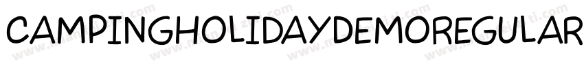 CampingHolidayDemoRegular-VwWl字体转换