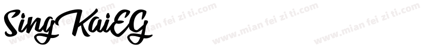 SingKaiEG字体转换