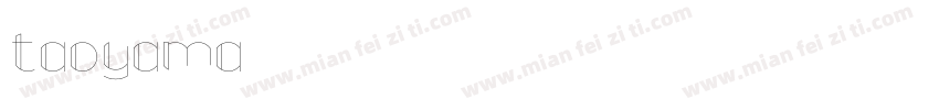 taoyama字体转换