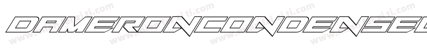 DameronCondensedItalic-63rY字体转换