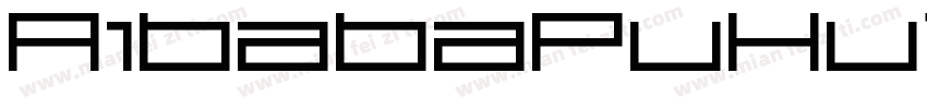 AibabaPuHuTiL字体转换
