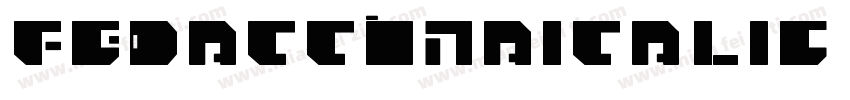 FedattonaItalic-X3Vd字体转换