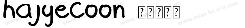 hajyecoon字体转换