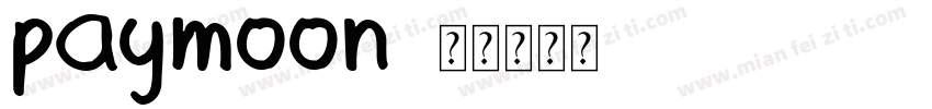 paymoon字体转换