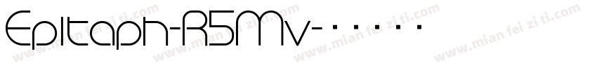 Epitaph-R5Mv字体转换