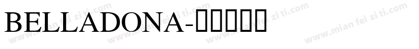 BELLADONA字体转换