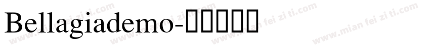 Bellagiademo字体转换