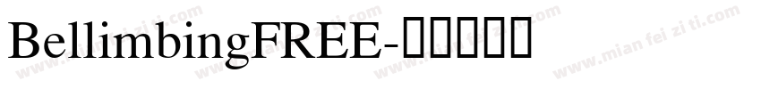 BellimbingFREE字体转换