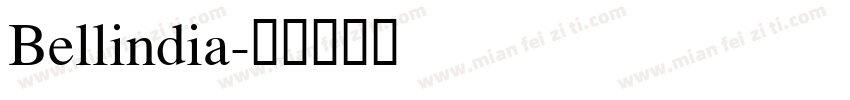 Bellindia字体转换