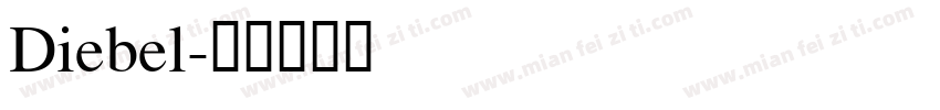 Diebel字体转换