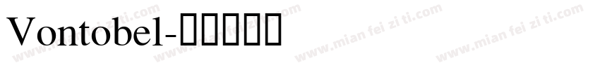 Vontobel字体转换