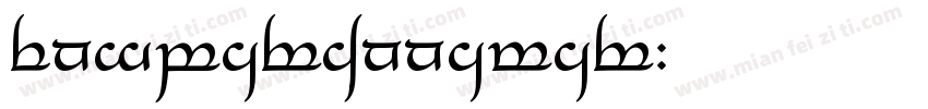 TengwarAnnatar字体转换