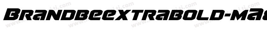 Brandbeextrabold-mA8G字体转换