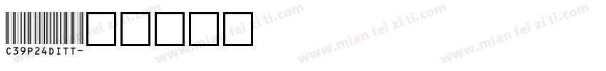 C39P24DITT字体转换