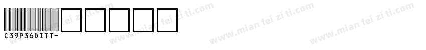 C39P36DITT字体转换
