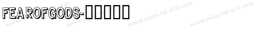 fearofgods字体转换