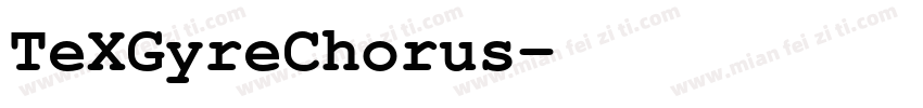 TeXGyreChorus字体转换