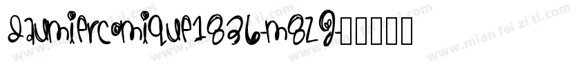 Daumiercomique1836-m8Zj字体转换