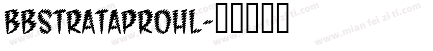 BBStrataProHL字体转换