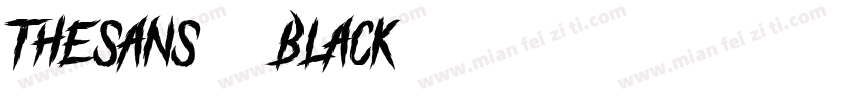 TheSans-019Black字体转换