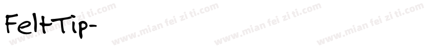 FeltTip字体转换