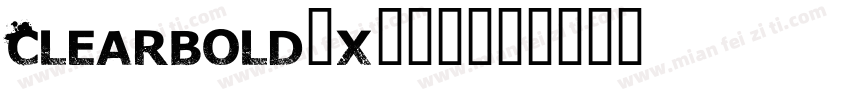 Clearbold-x380字体转换